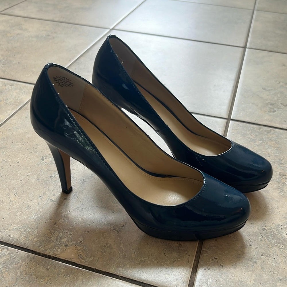 Joan and David blue shoes